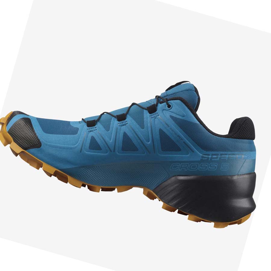 Salomon SPEEDCROSS 5 Erkek Patika Koşu Ayakkabısı Mavi | TR 3514WNB